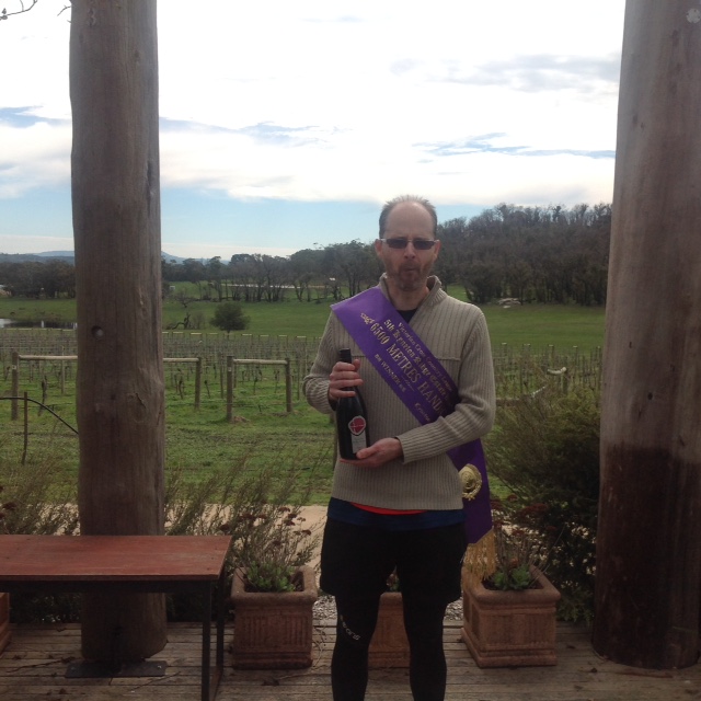 Fraser Murray, winner of the 2016 Kyneton Ridge H’cap.